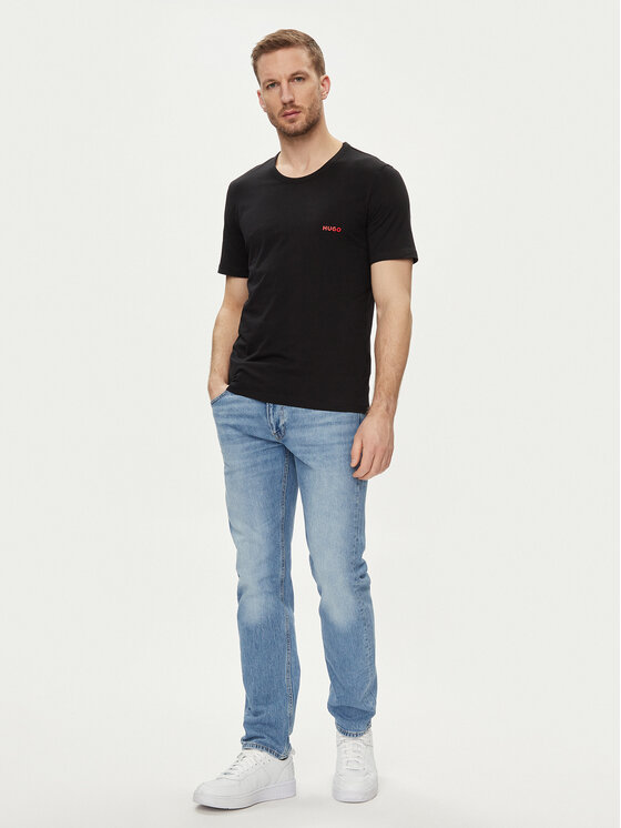 HUGO HUGO Комплект футболок 50493972 Чорний Regular Fit