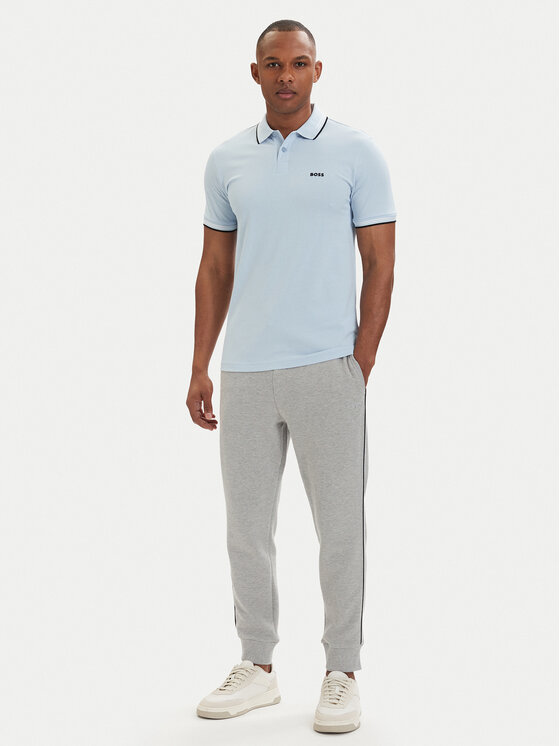 BOSS BOSS Polo Paul 50506193 Azul claro Slim Fit