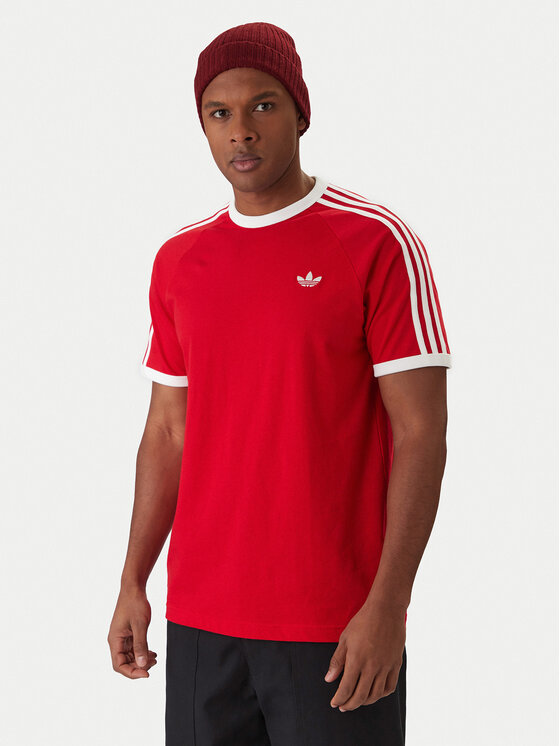 adidas adidas Camiseta 3-Stripes KE3535 Rojo Regular Fit