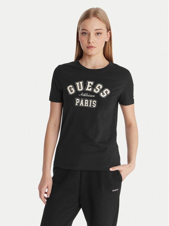 Guess Guess Camiseta V6RI15 J1314 Negro Regular Fit