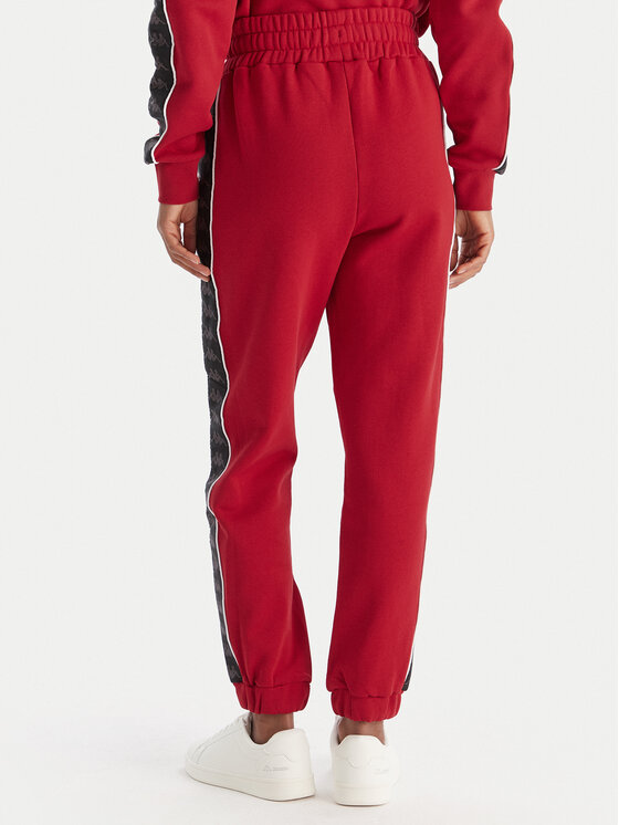 Kappa Kappa Pantaloni da tuta Banda Adina 311M8HW Rosso Regular Fit