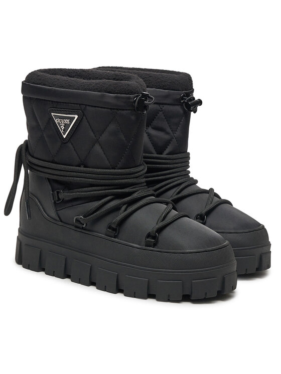 Guess Śniegowce Guess Uniques FLFUNI FAB10 Czarny