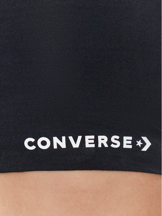 Converse Converse Бюстгальтер-топ Wordmark 10024540-A01 Чорний