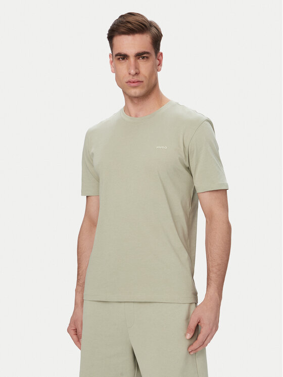 HUGO HUGO Camiseta Dero222 50466158 Verde claro Regular Fit