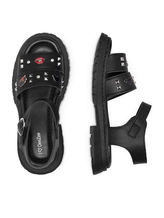 DeeZee Sandali DeeZee CM230805-2 Nero