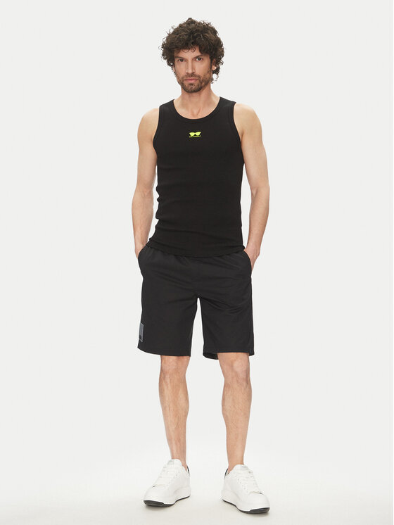 KARL LAGERFELD KARL LAGERFELD Majica brez rokavov 755401 552238 Črna Slim Fit