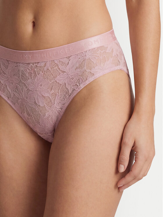 Tommy Hilfiger Tommy Hilfiger Braguitas clásicas de talle alto UW0UW06269 Rosa