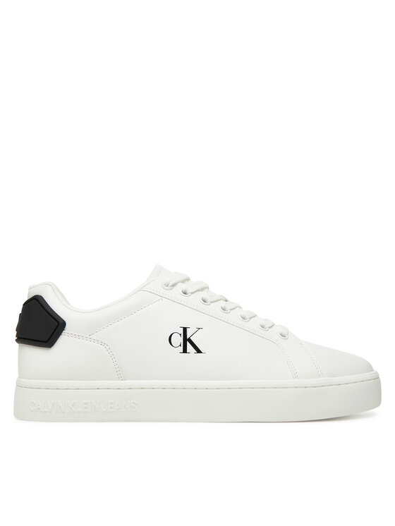 Calvin Klein Jeans Sneakersy Calvin Klein Jeans Classic Cupsole Ru Patch Lth YM0YM01297 Biały