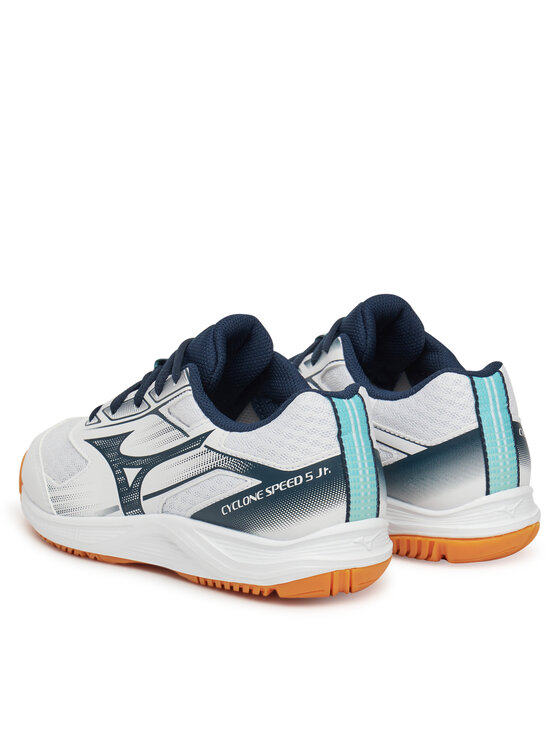 Mizuno Взуття у спортзал Mizuno Cyclone Speed 5 JR V1GD251157 Білий