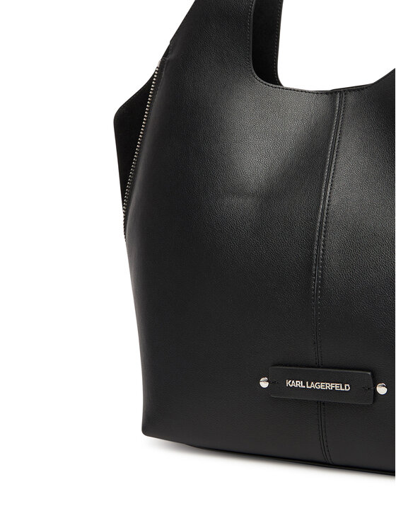 KARL LAGERFELD Kabelka KARL LAGERFELD A3W30080 Čierna