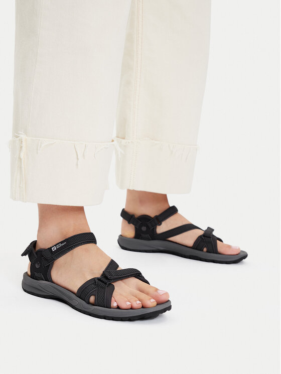 Jack Wolfskin Sandalias Jack Wolfskin Lakewood RiderSandal 4019041 Negro