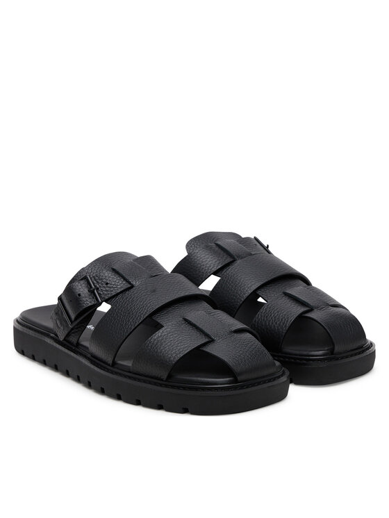 Calvin Klein Jeans Ciabatte Calvin Klein Jeans Sq Molded Sandal Fisherman YM0YM01220 Nero