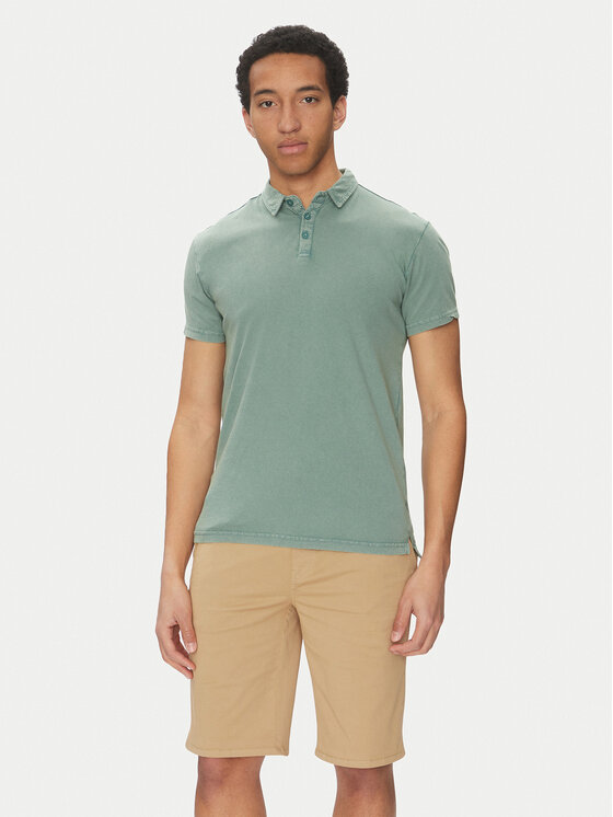 INDICODE INDICODE Póló Injamiro 41-143 Kék Regular Fit
