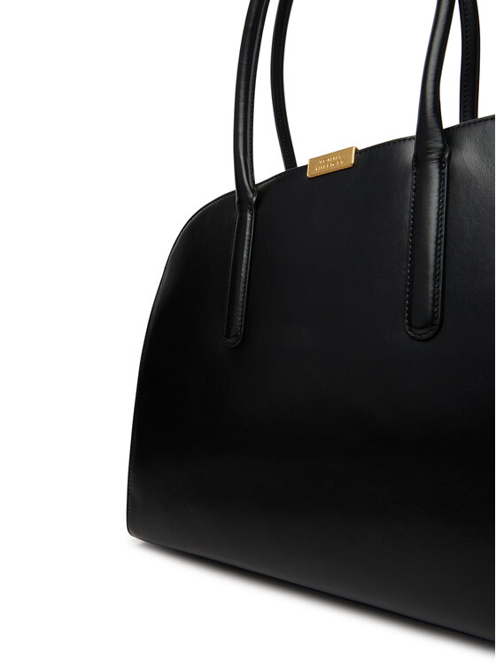 Tommy Hilfiger Rankinė Tommy Hilfiger Iconic Leather Tote AW0AW18206 Juoda