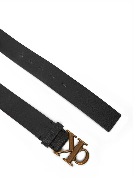 Calvin Klein Vīriešu josta Calvin Klein Monogram Buckle Fixed Belt 35Mm LV04G7025G Melns