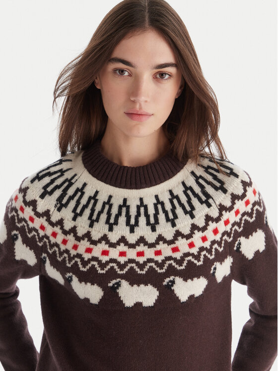 Hunter Hunter Sweater Ashie HARW0074251 Barna Regular Fit