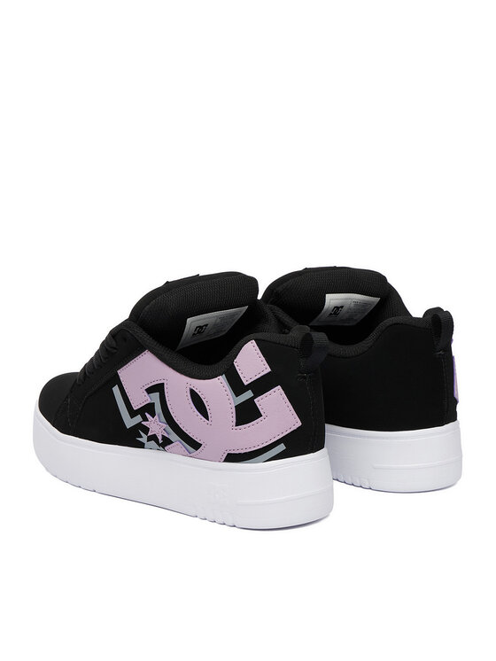 DC Shoes Сникърси DC Shoes EO-COURT GRAFFIK PLATFORM DC02422003 Черен