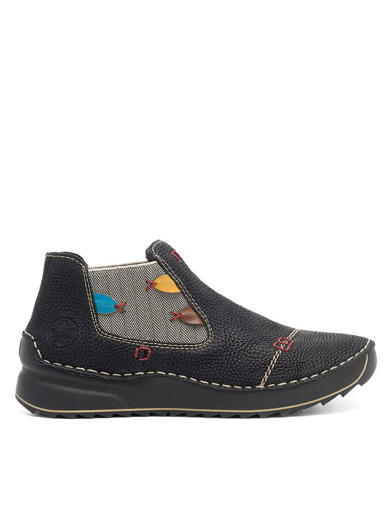 Rieker Nizki čevlji Rieker 51592-00 Črna