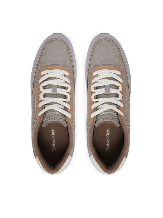 Calvin Klein Sneakersy Calvin Klein City Runner Laceup Ny-Rec Su HM0HM02215 Beżowy