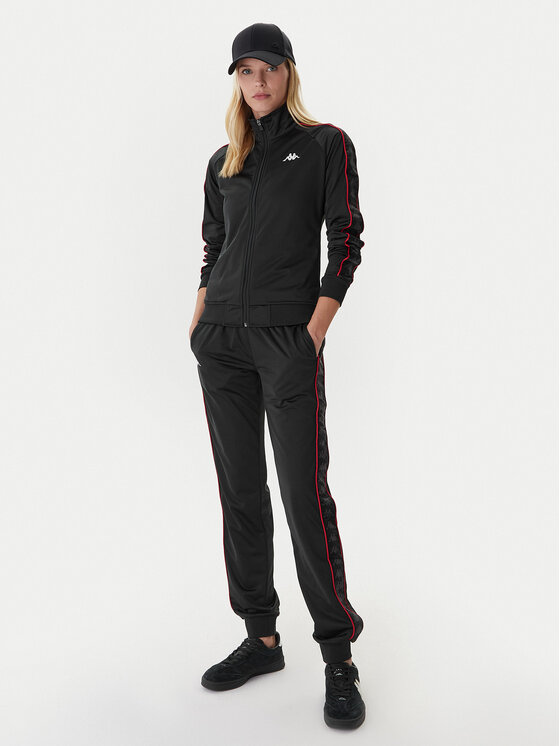 Kappa Kappa Спортивні штани 303R5K0 Чорний Slim Fit