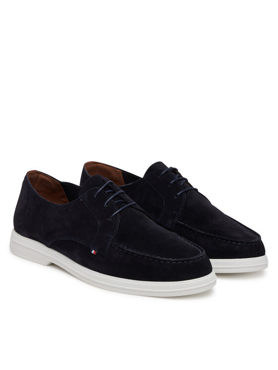 Tommy Hilfiger Mokasīni Tommy Hilfiger Moc T Derby FM0FM05495 Tumši zils