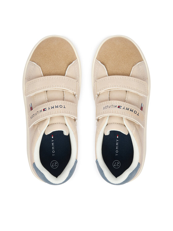 Tommy Hilfiger Superge Tommy Hilfiger Low Cut Velcro Sneaker T1X9-35218-1959 M Bež