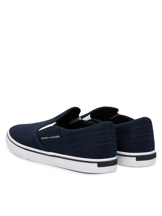 Tommy Hilfiger Гуменки Tommy Hilfiger Vulc Core Slip On FM0FM05689 Тъмносин