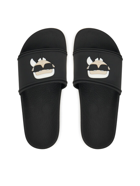 KARL LAGERFELD Шльопанці KARL LAGERFELD Kondo Maxi KL80805A Чорний