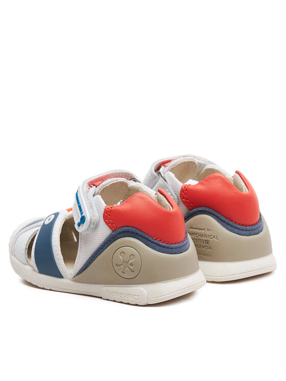 BIOMECANICS BOYS CLOSED IN SANDAL - WHITE MULTI Paul Byron Shoes Ireland