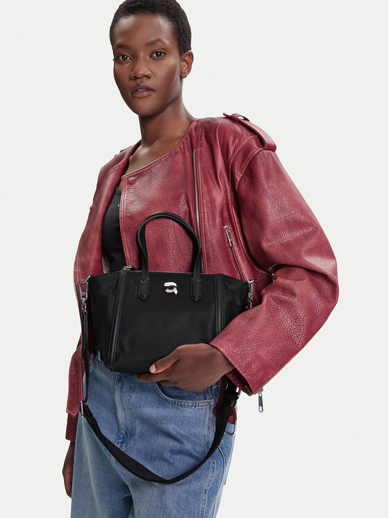 KARL LAGERFELD Kabelka KARL LAGERFELD A3W30118 Černá