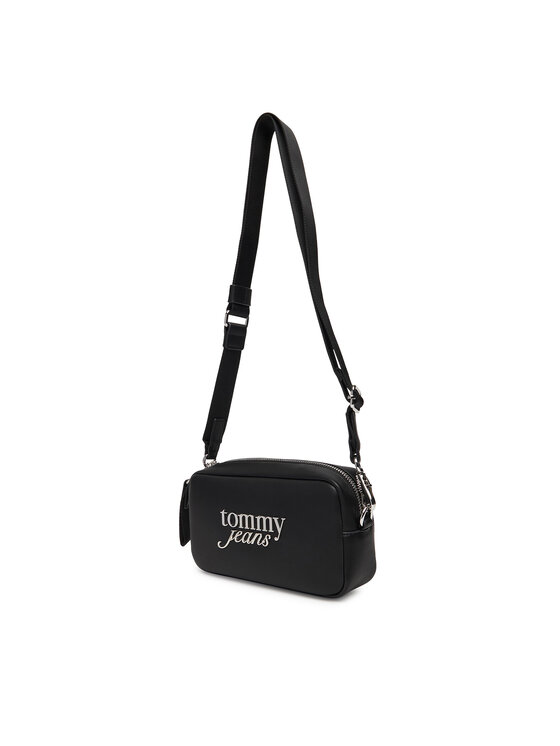 Tommy Jeans Kabelka Tommy Jeans Tjw Bold Script Camera Bag AW0AW17897 Čierna