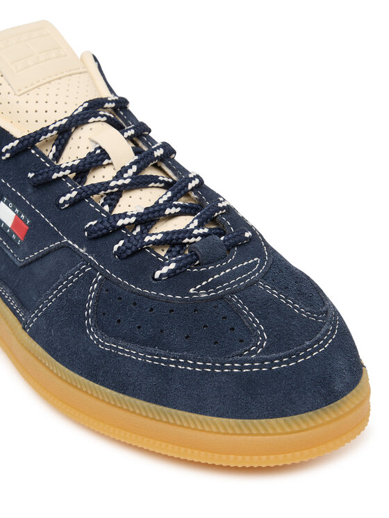 Tommy Jeans Sneakersy Tommy Jeans Mu The Greenwich Edge Suede EN0EN03050 Granatowy