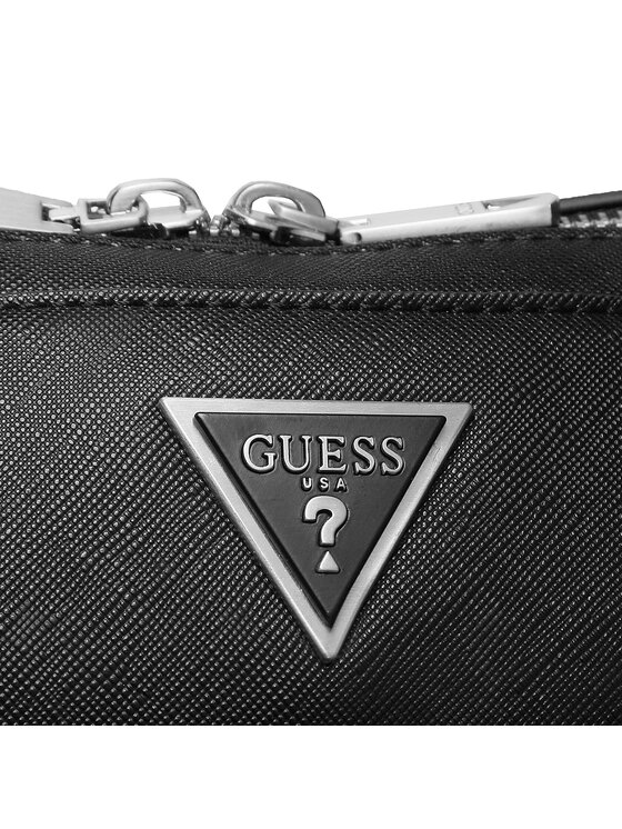 Guess Nešiojamo kompiuterio krepšys Guess Certosa Saffiano Smart HMECSA P3138 Juoda
