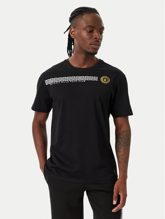 Beverly Hills Polo Club Beverly Hills Polo Club Camiseta M1608-HR Negro Regular Fit