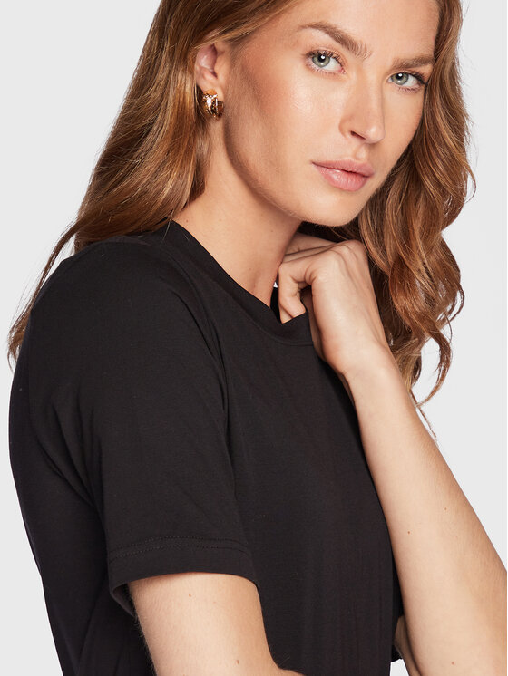 Gina Tricot Gina Tricot T-shirt Basic 17937 Nero Regular Fit