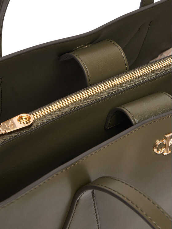 Calvin Klein Borsetta Calvin Klein Ck Medium Work Tote LV04F3442G Verde