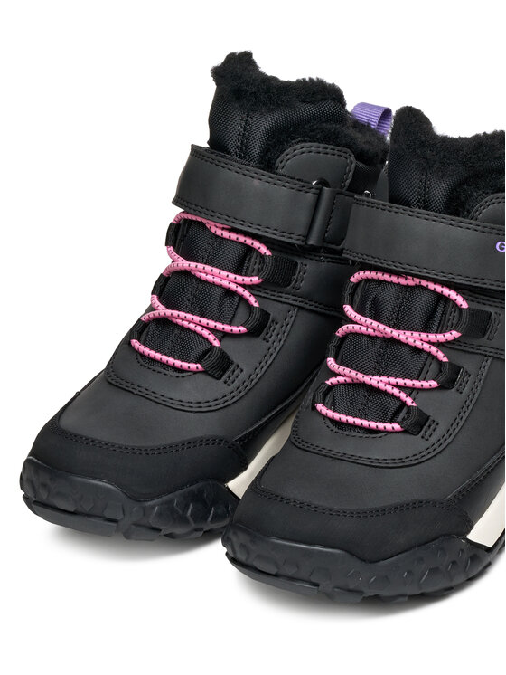 Geox Śniegowce Geox J Trekkyup B Ab J46M7A 0MEMS C9266 S Czarny