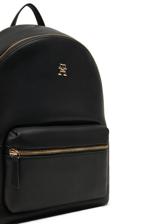 Tommy Hilfiger Ruksak Tommy Hilfiger Th Logotape Backpack AW0AW17163 Čierna
