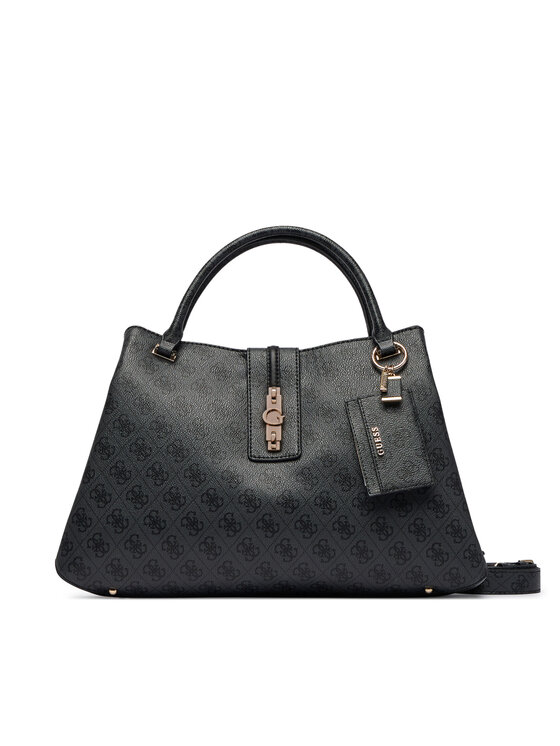 Guess Дамска чанта Guess Yvonne Logo HWSG23 78220 Тъмносив