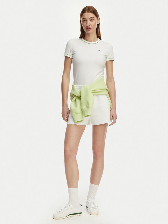Lacoste Lacoste Camiseta TF5289 Blanco Slim Fit