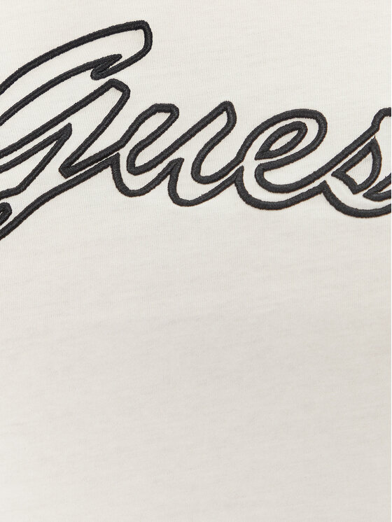 Guess Guess Футболка V5GI02 K9RM1 Écru Slim Fit