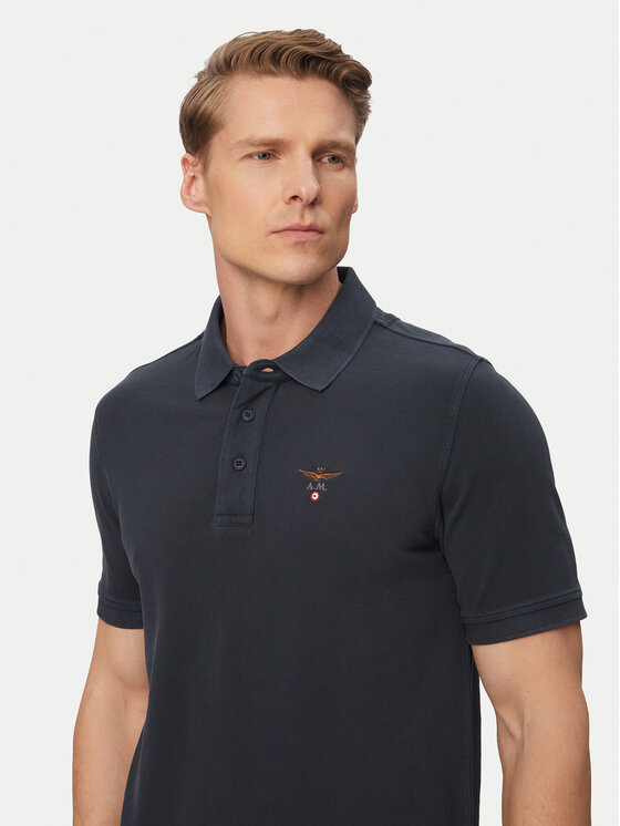 Aeronautica Militare Aeronautica Militare Polo 261PO1925UP00406 Azul marino Regular Fit