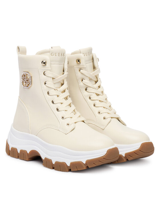 Guess Черевики Guess FLFBNZ ELE12 Écru