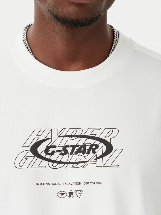 G-Star Raw G-Star Raw Camiseta Hyper D29377-E385 Blanco Relaxed Fit