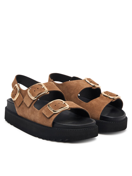 Scholl Босоніжки Scholl Blake 2 Straps F00776 Коричневий