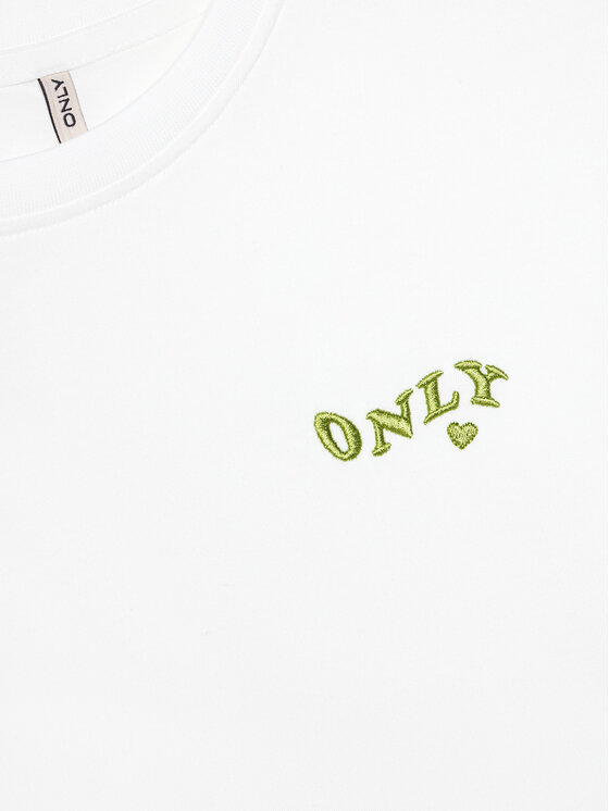 Kids ONLY Kids ONLY Camiseta Maiken 15313877 Blanco Regular Fit