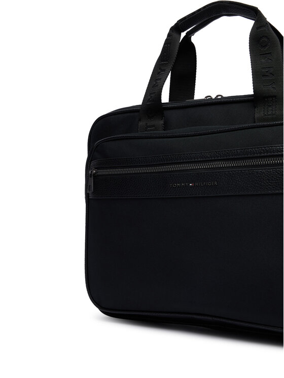 Tommy Hilfiger Laptoptáska Tommy Hilfiger Th Repreve Computer Bag AM0AM14445 Fekete