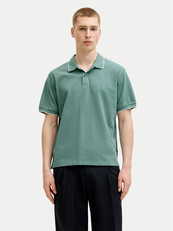 Jack & Jones Jack & Jones Polo Weston 12297755 Verde Regular Fit