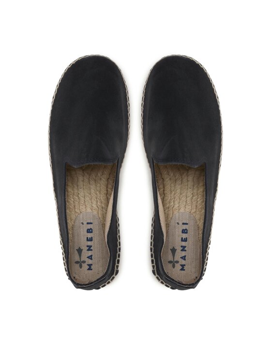 Manebi Espadrilky Manebi Flat Espadrilles K 1.5 C0 K 1.5 Tmavomodrá