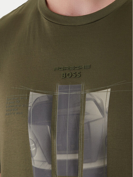 BOSS BOSS Camiseta PS Spirit70 Grx 50559811 Verde Regular Fit